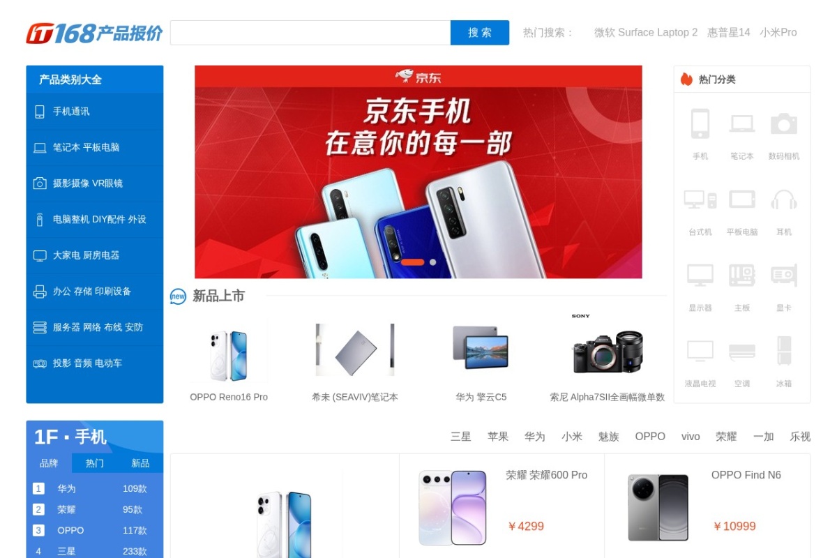 IT168IT产品实时报价库